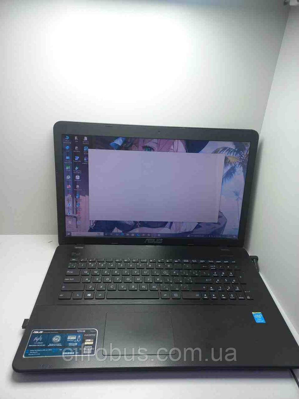 Ноутбук Б/У Asus X751M (Intel Pentium N3530 @ 2.16GHz/Ram 4Gb/SSD 240Gb/Intel HD Graphics), фото 1