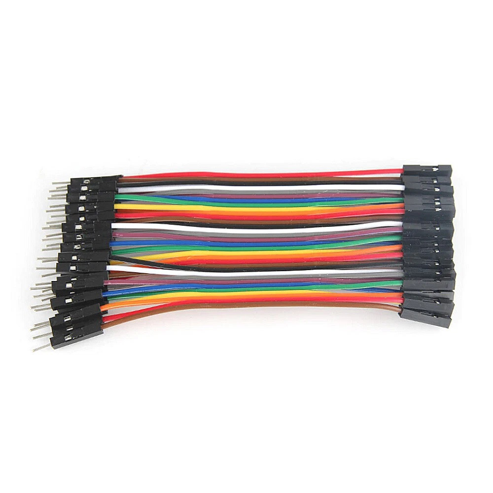 Джампер-кабелі Dupont 20pin 20см Male-Female для Arduino, макетних плат, з'єднання модулів