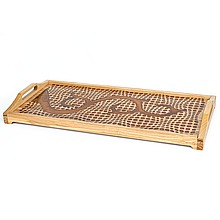 Піднос з помаранчевими краплинами