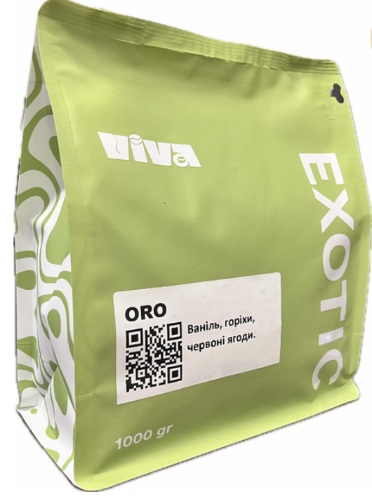Кава Viva Coffee ORO в зернах (100% арабіка) 1 кг