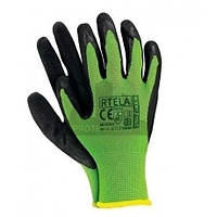 Рукавиці робочі з латексним покриттям 7й розмір (S), RTELA LB