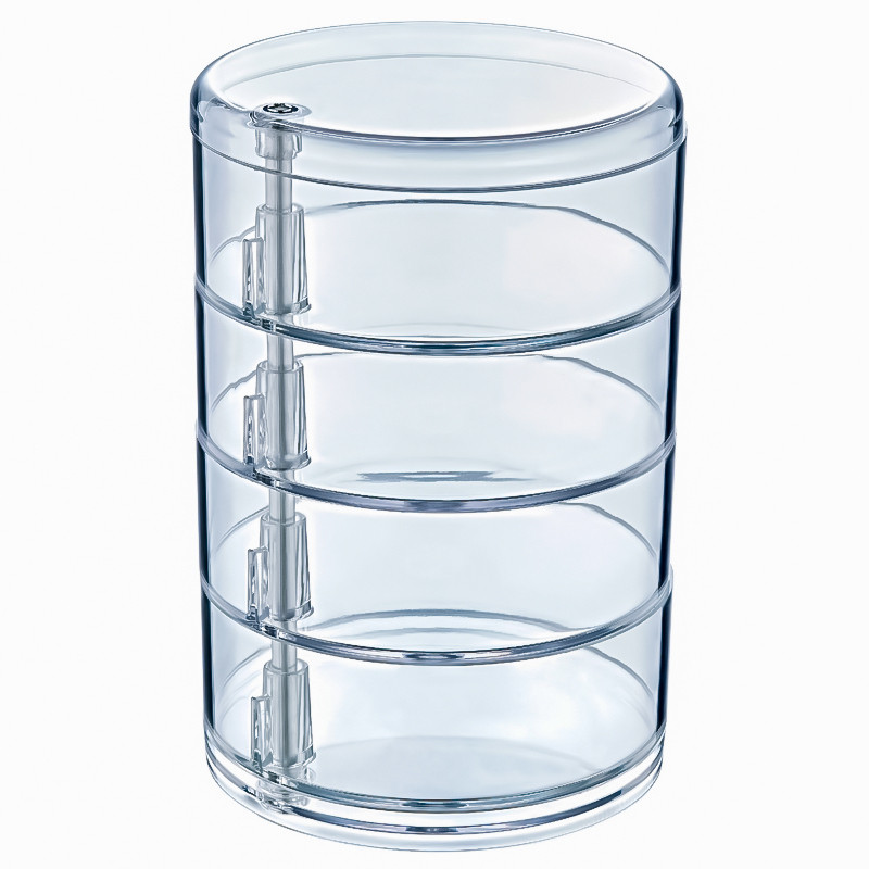 Органайзер для косметики 4-яруси круглий АК 515, фото 1