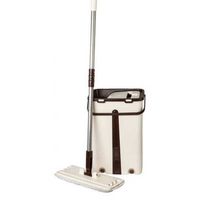 Набір для прибирання: швабра плоска + відро 12л "Maxi Flat Mop"