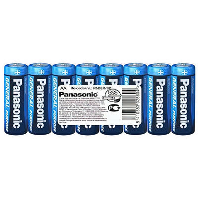 Батарейка Panasonic R6 (8 шт.)