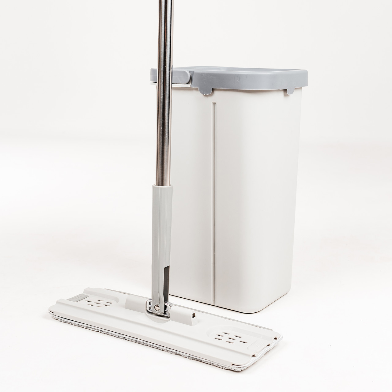 Набір для прибирання: швабра + відро з віджимом 10л S2, фото 1