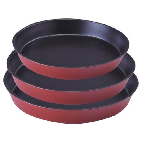 Форми металеві для випічки круглі набір 3шт ∅28х32х36см, фото 1