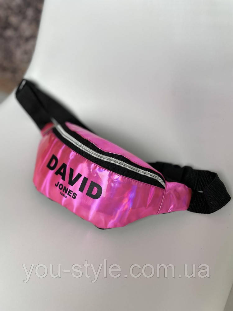 Бананка лак David Jones темно-рожевий (1756427588)