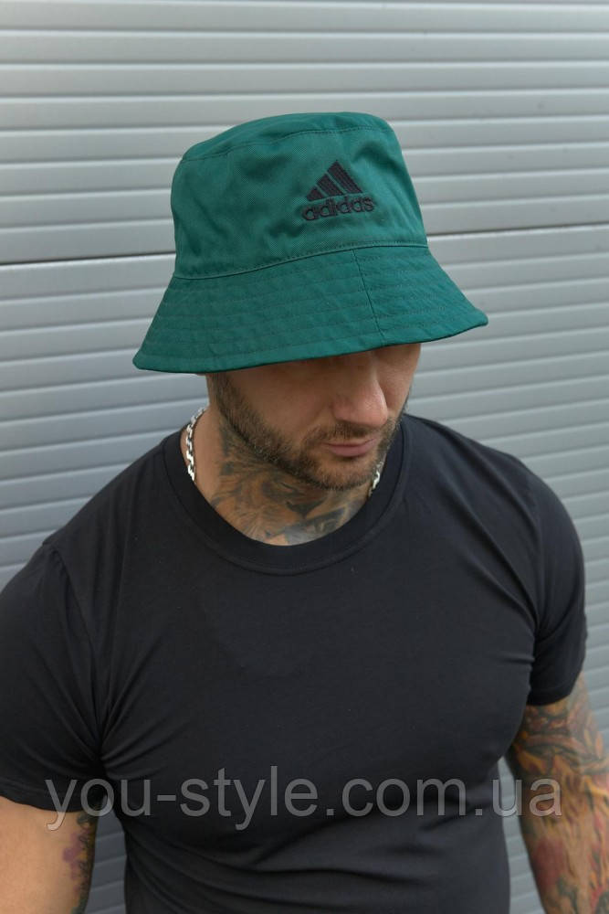 Панама бавовняна базова Adidas зелена (1599372866)
