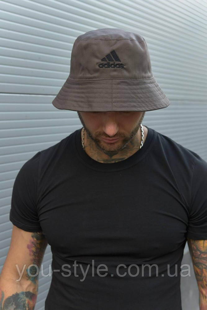 Панама бавовняна базова Adidas коричнева (1763136609)