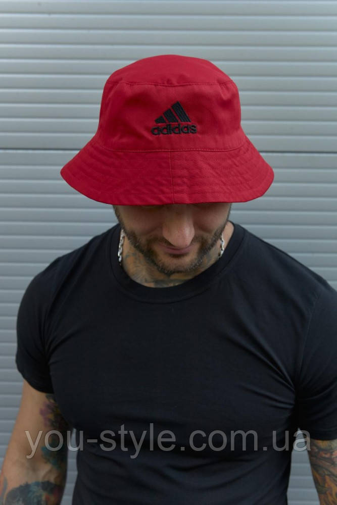 Панама бавовняна базова Adidas червона (2311552800)