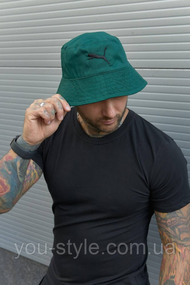 Панама бавовняна базова Puma зелена (1599372844), фото 1