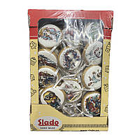 Пряники імбирно-медові для діток Дитячі асорті з мультиків на палочці Slado