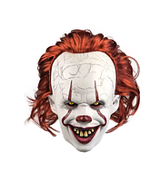 Хеллоуїн Маска Джокера Пеннівайза Хеллоуїн Жах Косплей Страшна Чорна Хелловін Маска