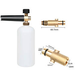 Пінна насадка пінник 1л для мийок Nilfisk Gerni STIHL RE 98 128 163, S9 smart