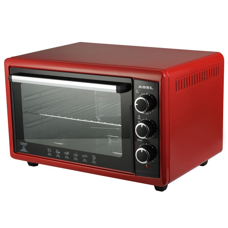Електрична піч для приготування їжі ASEL AF-50-23 1500 Вт 50 Л, Мультипіч для запіканок EC-82, фото 1