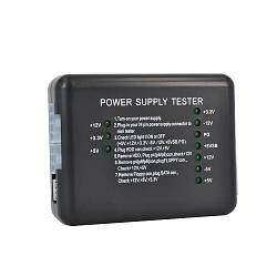 Тестер блоків живлення ATX, BTX, ITX, PSU 20/24pin SATA Molex для ПК smart