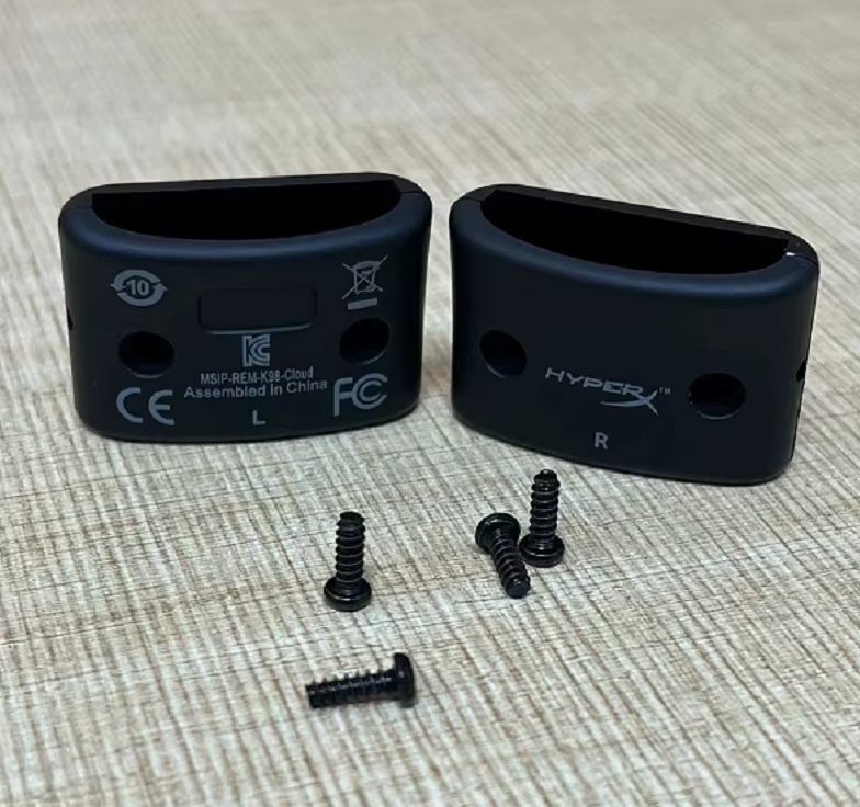 Оригінальний комплект наголов'я запчастин бічні кришки HyperX Cloud II 2 Cloud Silver Cloud Core Один бік, фото 1