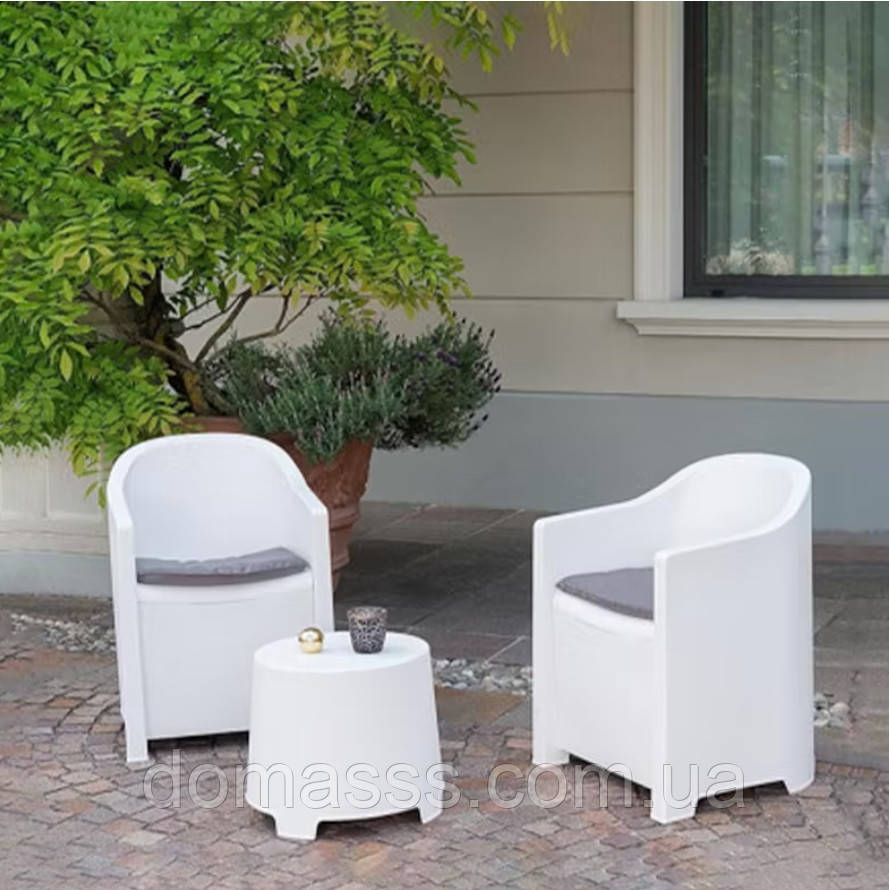 Π‘Π°Π΄ΠΎΠ²ΠΈΠΉ ΠΊΠΎΠΌΠΏΠ»Π΅ΠΊΡ ΠΌΠ΅Π±Π»ΡΠ² LUNA Π±ΡΠ»ΠΈΠΉ ΡΠ· 2 ΠΊΡΡΡΠ΅Π» ΡΠ° ΡΡΠΎΠ»ΠΈΠΊΠ° Π· ΠΏΠΎΠ΄ΡΡΠΊΠ°ΠΌΠΈ - ΡΡΠΈΠ»ΡΠ½Π΅ ΡΠ° ΠΏΡΠ°ΠΊΡΠΈΡΠ½Π΅ ΡΡΡΠ΅Π½Π½Ρ Π΄Π»Ρ Π²ΡΠ΄ΠΏΠΎΡΠΈΠ½ΠΊΡ Π½Π° ΡΠ²ΡΠΆΠΎΠΌΡ ΠΏΠΎΠ², ΡΠΎΡΠΎ 1