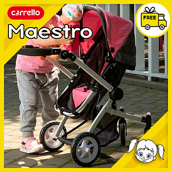 Оляска для ляльок 2 в 1 Carrello Maestro 9651B