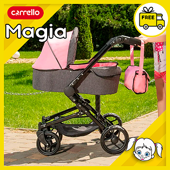 Коляска для ляльок 3 в 1 Carrello Magia 9636