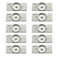 ТОП! LED сегмент 10шт 3В для планки лампи підсвітки РК телевізора - (gHome)