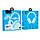 Бездротові Bluetooth-навушники Hoco W51 Delightful (46h, BT5.3, AUX, TF) Blue, фото 3
