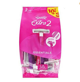 Одноразові станки для гоління жіночі Wilkinson Sword Extra2 Essentials Beauty 10+5 шт
