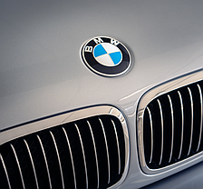 Комплект емблеми BMW (БМВ) 2х82 мм значок E53 E60 E36 E34 E90 E70 на капот та багажник - комплект 2 штуки, фото 3
