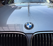 Емблема BMW (БМВ) 82 мм значок E39 E53 E60 E46 E36 E34 E90 E65 E66 E70 Значок на капот, багажник, фото 5