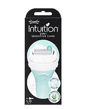 Станок жіночий Wilkinson Sword Intuition Sensitive 1 шт + 1 змінний картридж