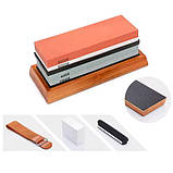 ТОП! Набір для заточування ножів з бамбуковою підставкою, професійний - (gHome), фото 2