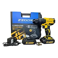 Акумуляторний шуруповерт 21V Zegor CDP-21Н 2 акумулятори PROFESSIONAL