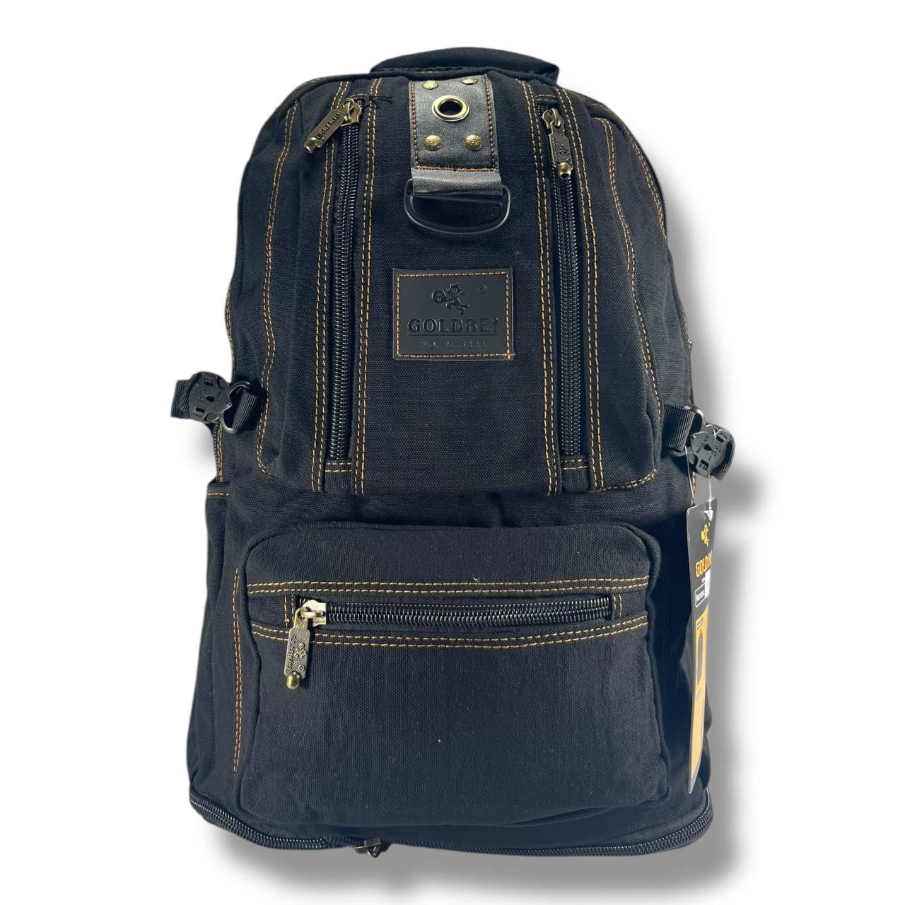 Чоловічий міський рюкзак, практичний та зручний, чорний, фото 1