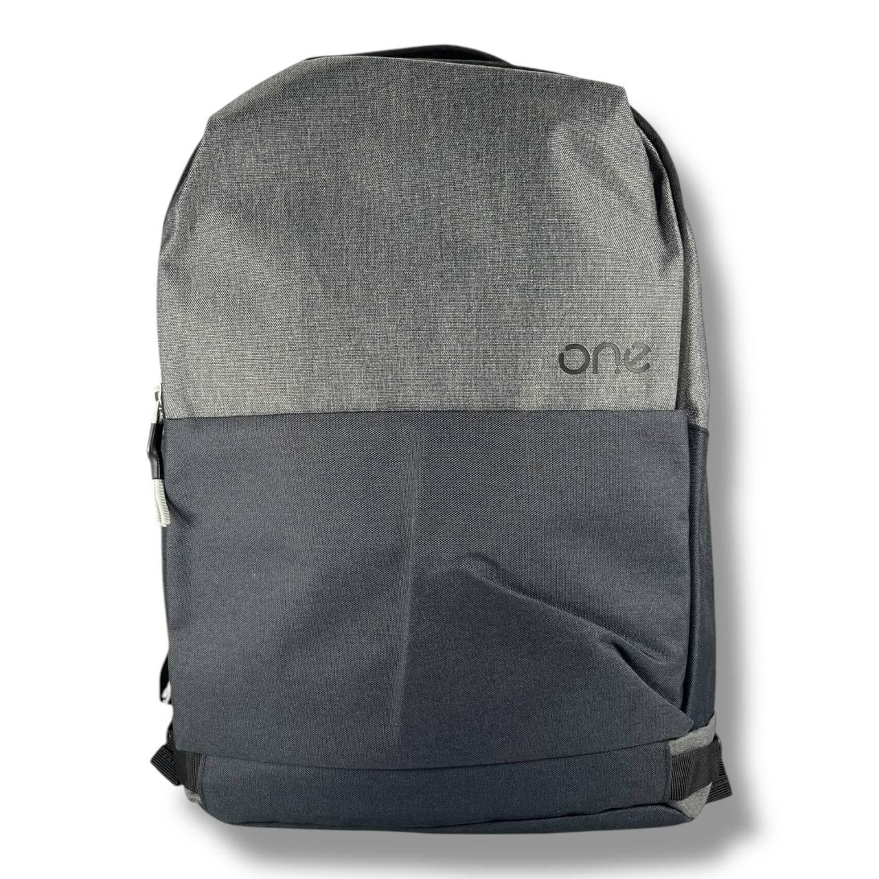 Чоловічий портфель сірий, водонепроникний, USB та кишеня для ноутбука, кріплення на валізу, фото 1