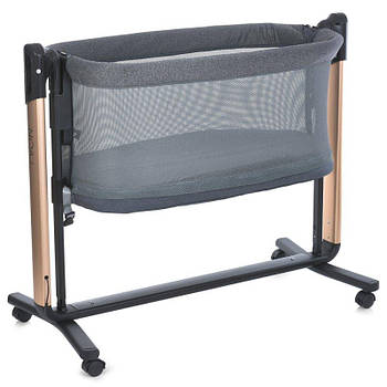 Дитяче ліжечко-манеж NOA Dark Gray ME1125-GDarkGray