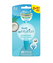 Станок жіночий для гоління Wilkinson Sword Xtreme3 Coconut Delight 3+1 шт