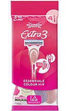 Станок жіночий для гоління Wilkinson Sword Extra3 Beauty Essentials 4 шт