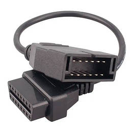 Перехідник з OBD2 16pin мама на GM 12pin тато GM12 Daewoo Lanos Sens - оригінал