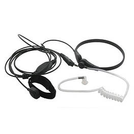 Ларингофон, гарнітура для рації з виносною кнопкою - оригінал