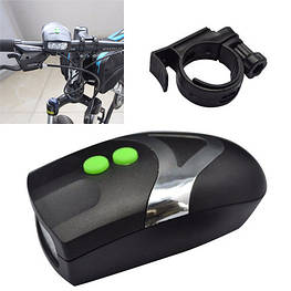 Ліхтар фара і дзвінок гудок сирена на кермо велосипеда 2в1 - оригінал