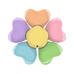 Фігура GRABO-ГР196 Різнокольорова квіточка (УП)