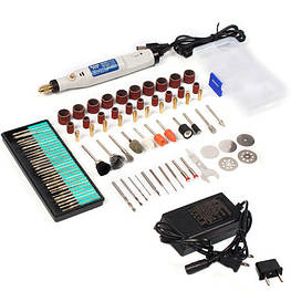 Бормашина гравер міні 18В HILDA JD5202 і комплект насадок, алмазних фрез - оригінал