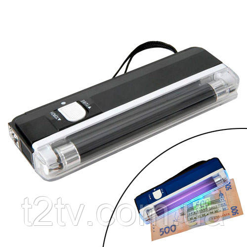 Детектор валют купюр ультрафіолетовий портативний DL01, фото 1