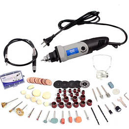 Дремель міні дриль бормашина 400Вт 220В HILDA MD400 JD3321C, аксесуари - оригінал