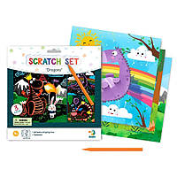 Набір для творчості гравюри "Дракони" 300215, 3 гравюри в наборі