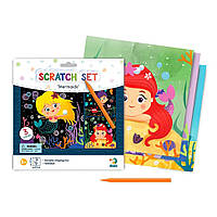 Набір для творчості гравюри "Русалки" 300216, 3 гравюри в наборі