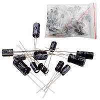 Популярний! Конденсатори електролітичні 120шт 0.22-470мкФ 10-50В - Краща якість тільки на Nukleon.com.ua