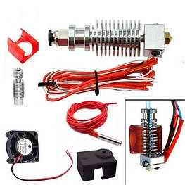 Хотенд екструдер Trianglelab E3D 24В 1.75мм і металевий термобар’єр - оригінал