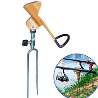 Підставка тримач для вудки комлева, універсальна, алюміній