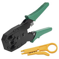 Популярний! Обжимний інструмент Обтискач, мережа, RJ45 RJ11 RJ12, стрипер - Краща якість тільки на Nukleon.com.ua